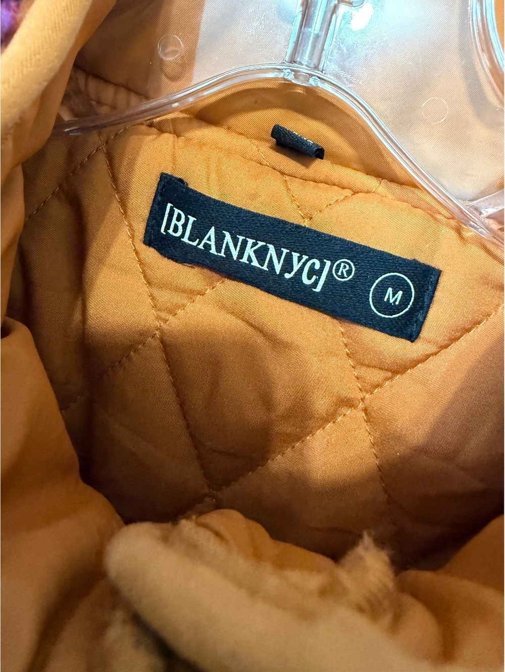 BLANKNYC Long Sleeve Snap Button Teddy Sherpa Patterned Jacket Women's Size M - Picture 7 of 9